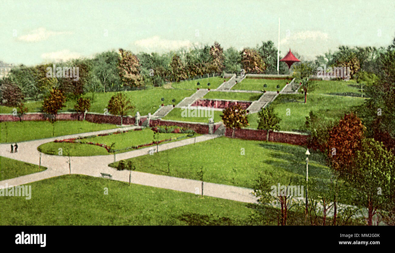 Fort Greene Park. Brooklyn.1905 Stock Photo