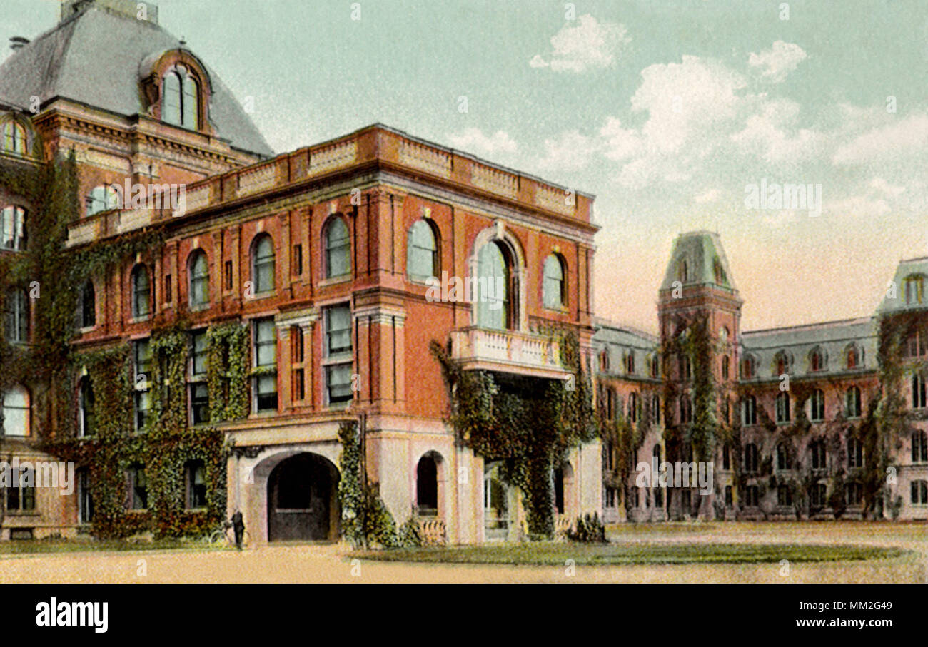 Vassar College Library. Poughkeepsie. 1910 Stock Photo - Alamy