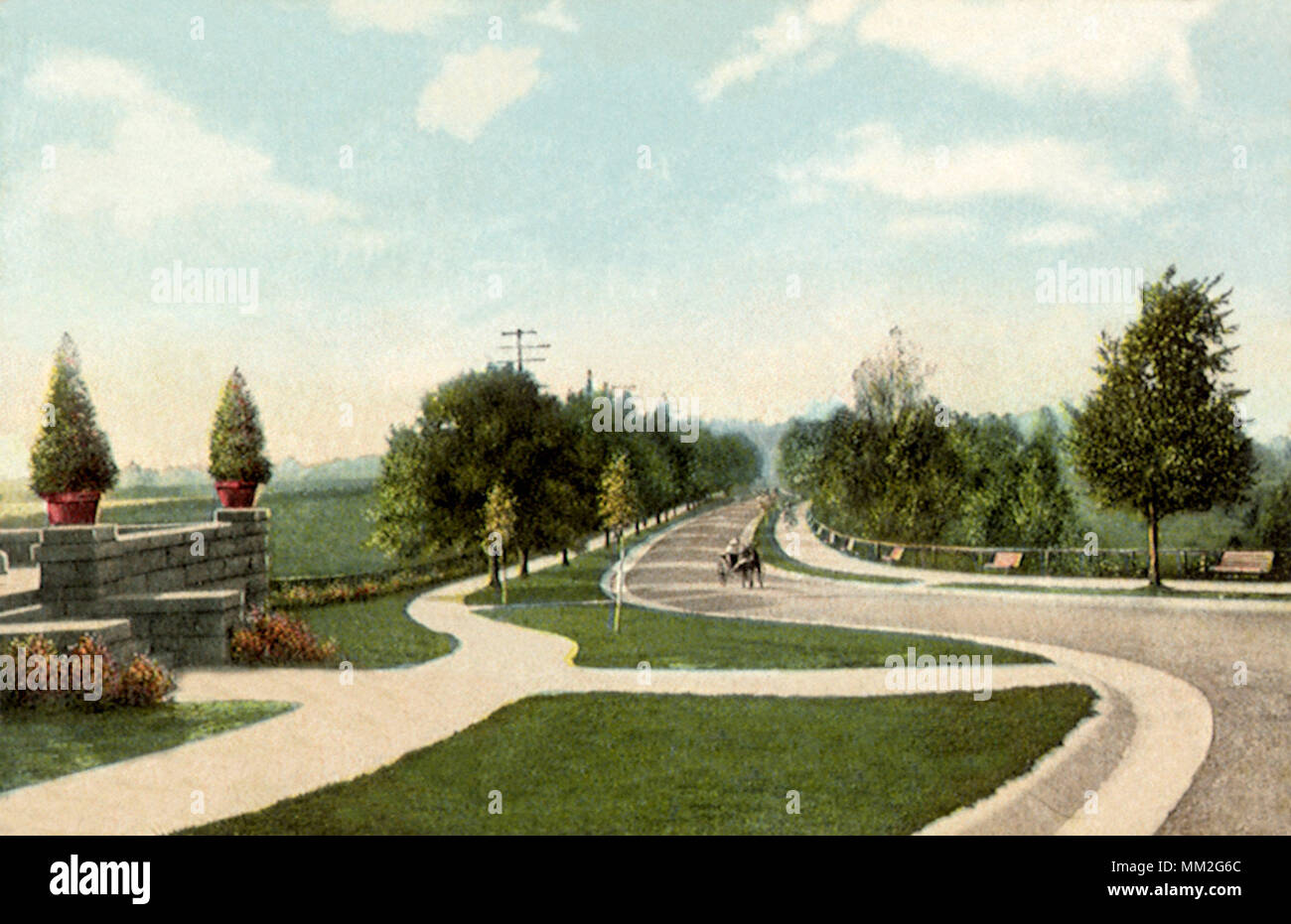 Highland Park. Rochester. 1911 Stock Photo Alamy