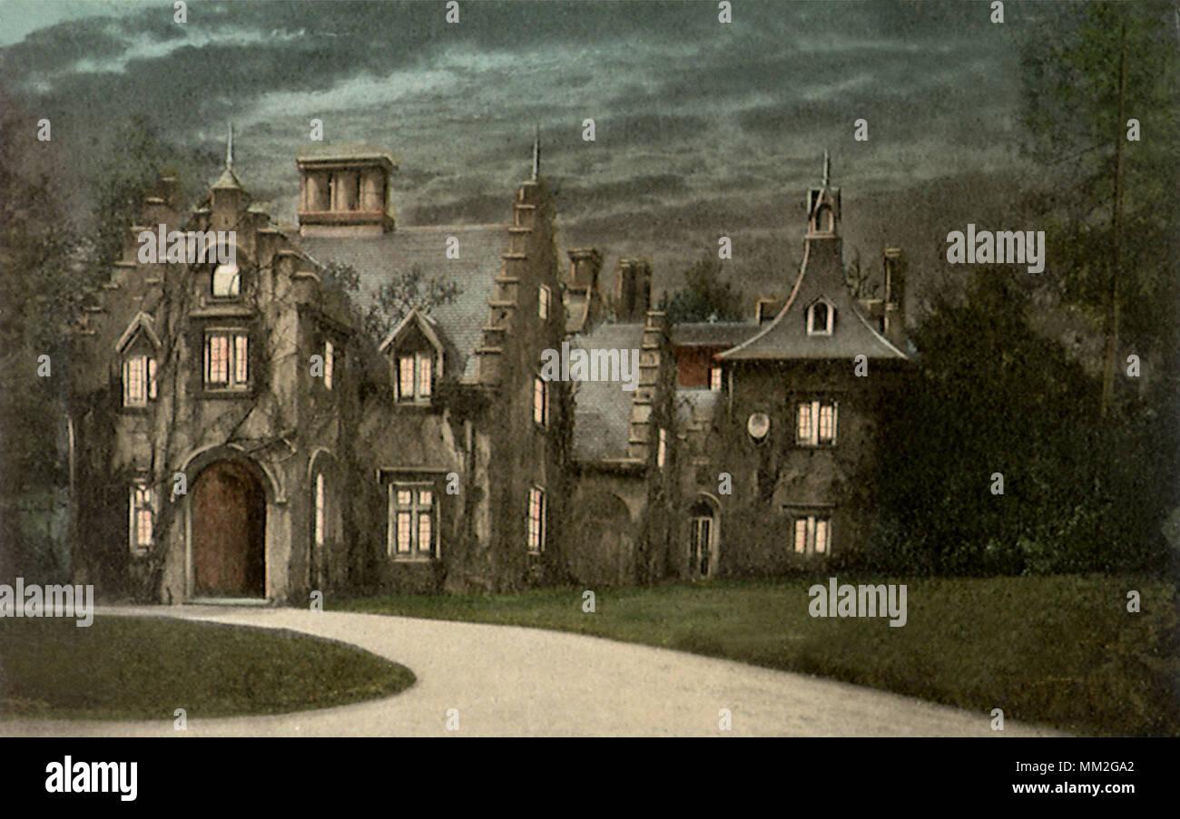 Washington Irving Home. Tarrytown. 1910 Stock Photo