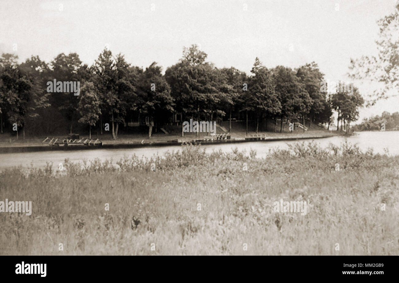 Tully Lake Park. Tully. 1920 Stock Photo