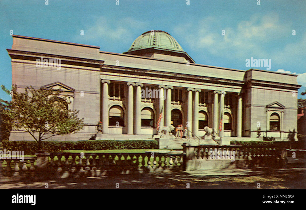 Watertown Library Flower Memorial Library. Watertown. 1965 Stock Photo - Alamy