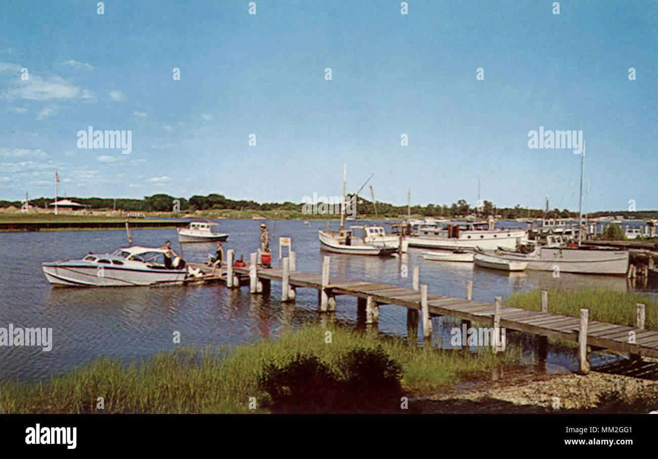 Dock at Sterling Basin. Greenport. 1963 Stock Photo Alamy