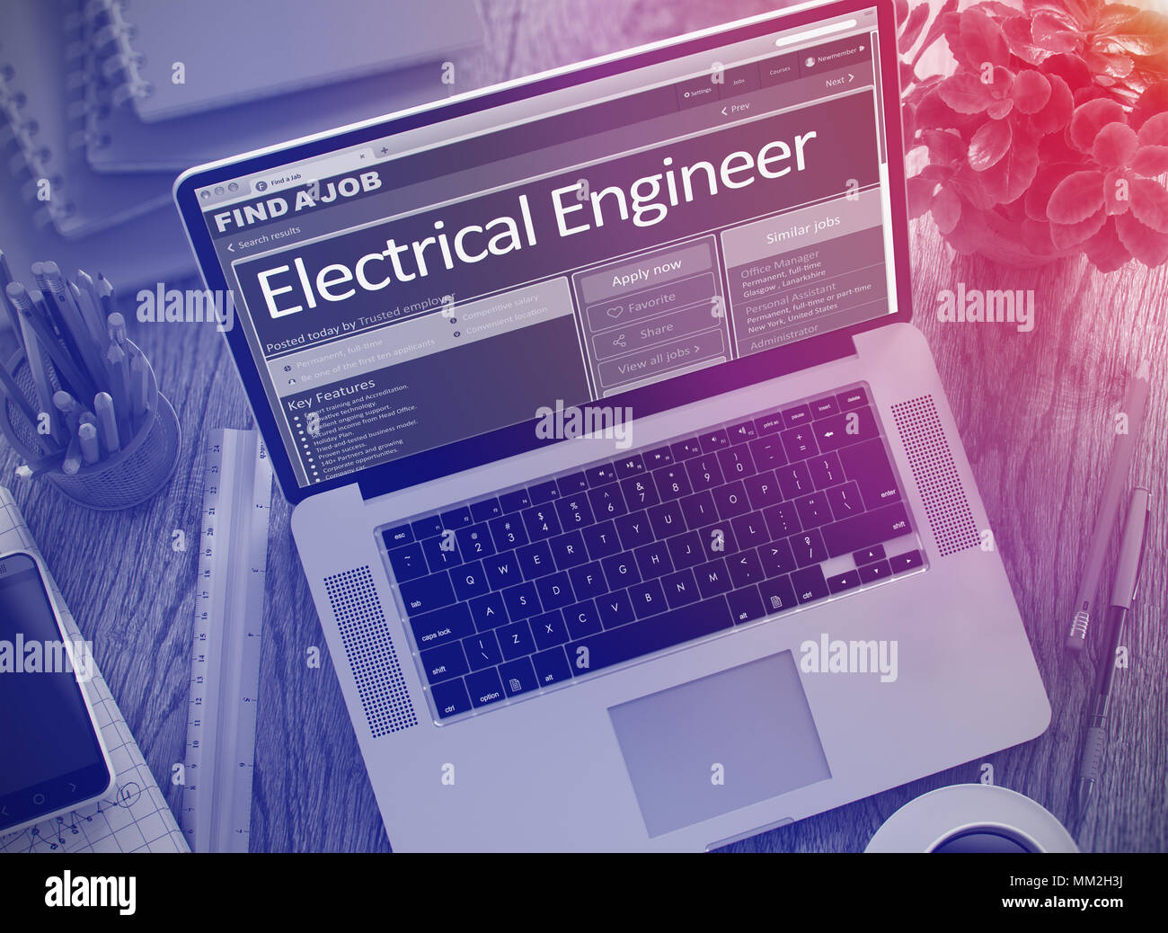 Electrical Engineer Join Our Team 3d Stock Photo Alamy
