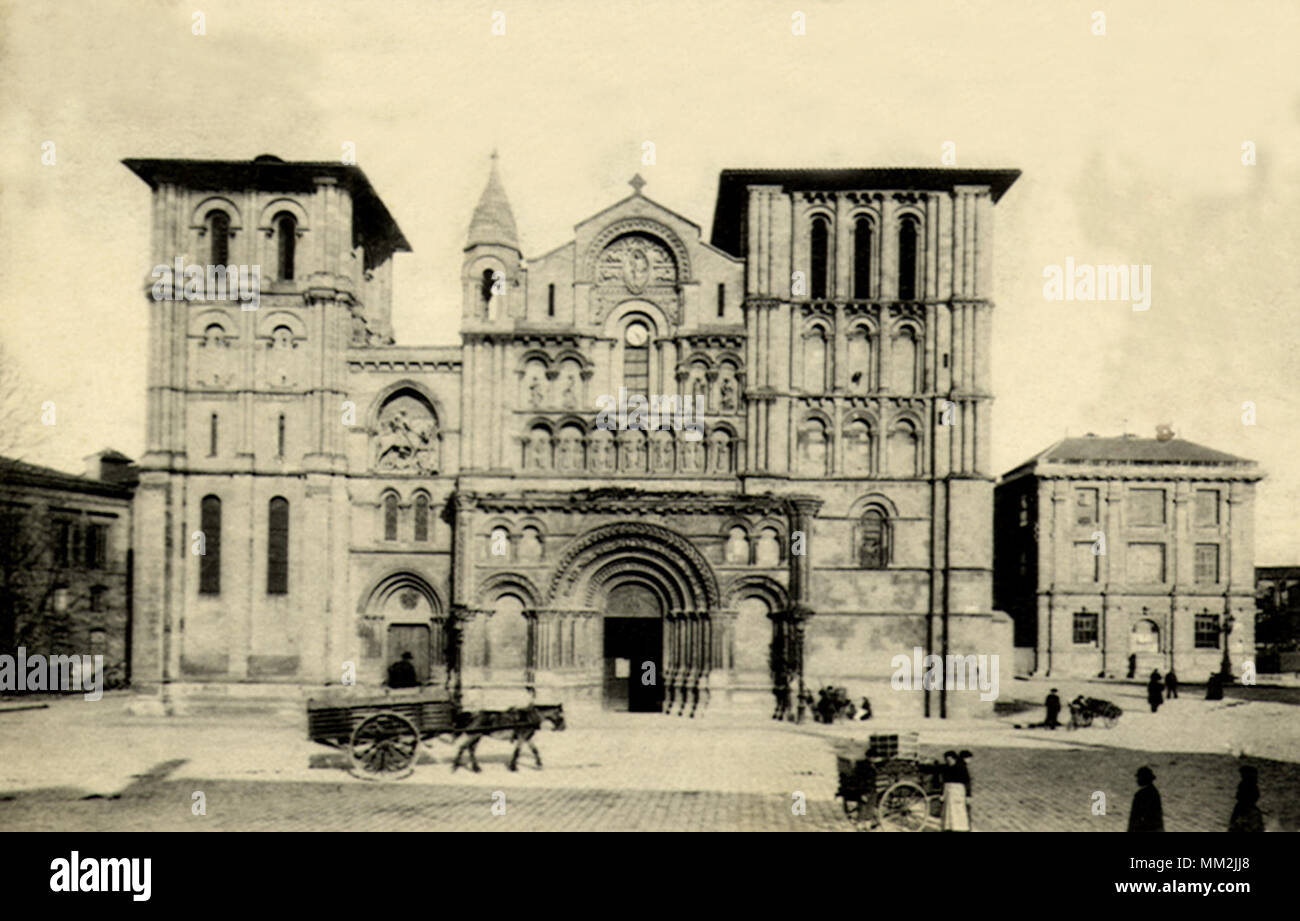 Saint Croix Church. Bordeaux. 1910 Stock Photo