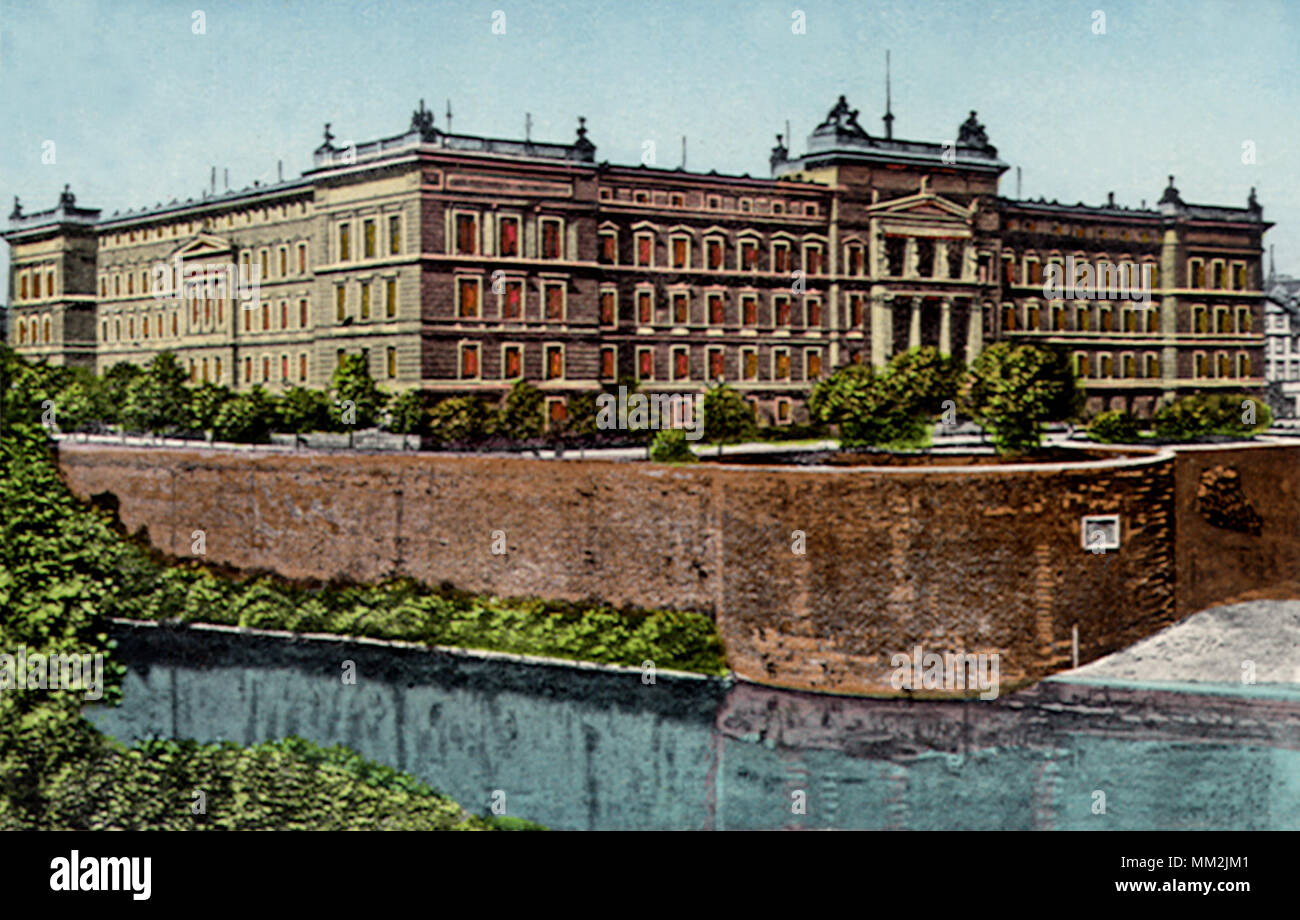 Law Courts. Cassel. 1910 Stock Photo