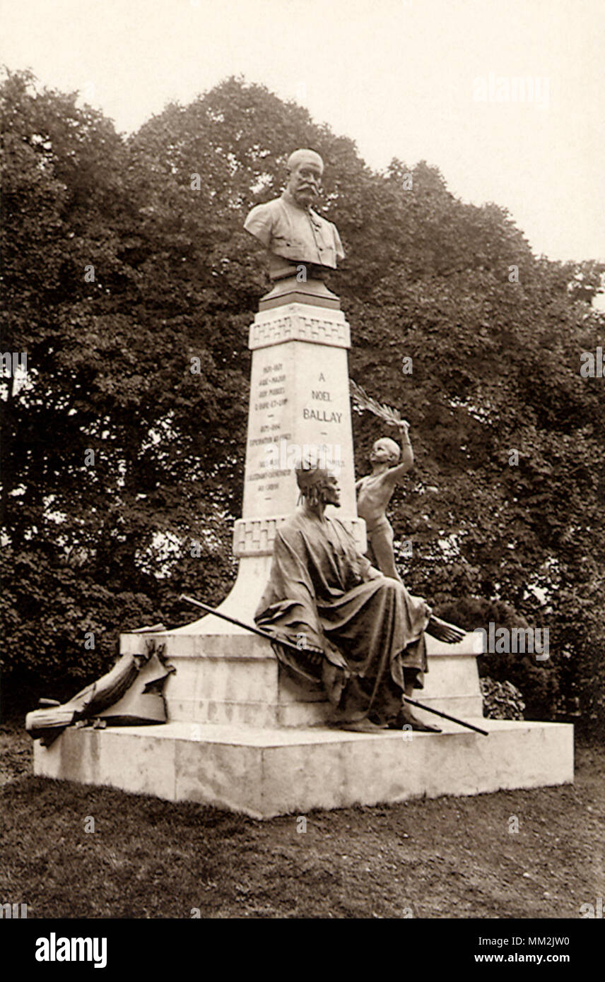 Noël Ballay Monument. Chartres. 1910 Stock Photo