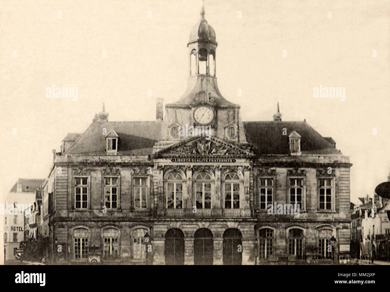 Town Hall. Chaumont. 1910 Stock Photo Alamy