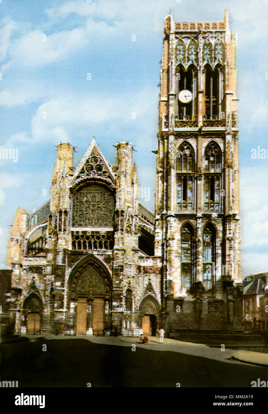 SaintJacques Church. Dieppe. 1969 Stock Photo Alamy