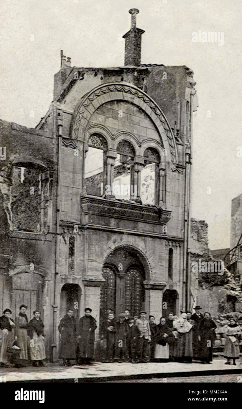 Synagogue. Lunéville. 1910 Stock Photo Alamy