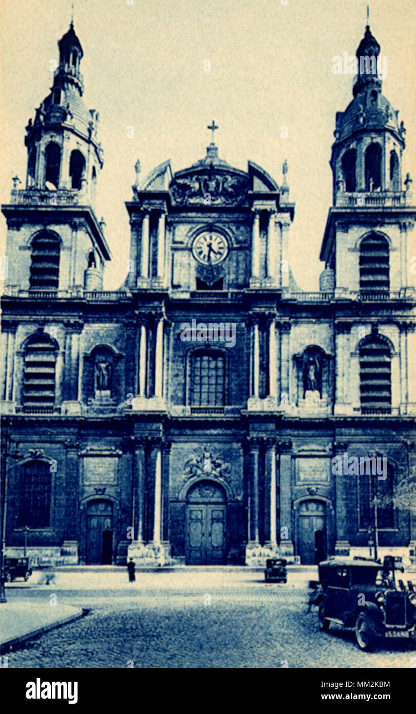 The Cathedral. Nancy. 1920 Stock Photo