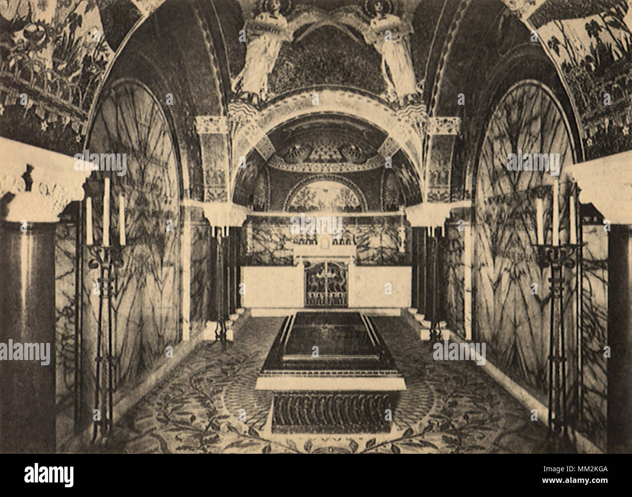 Tomb of Pasteur at Institute. Paris. 1910 Stock Photo
