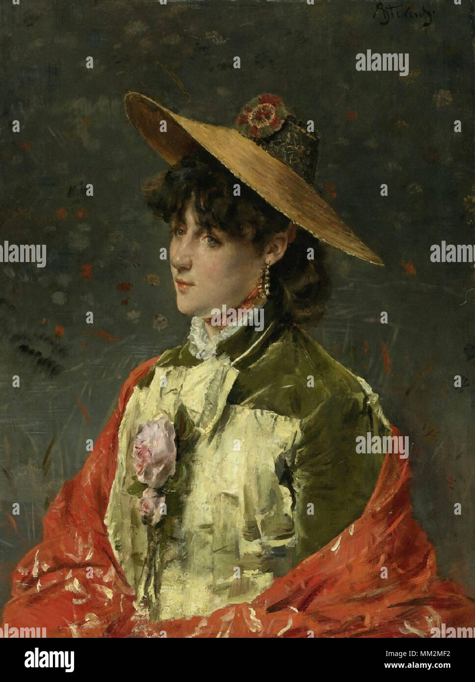 Femme au chapeau hi-res stock photography and images - Alamy