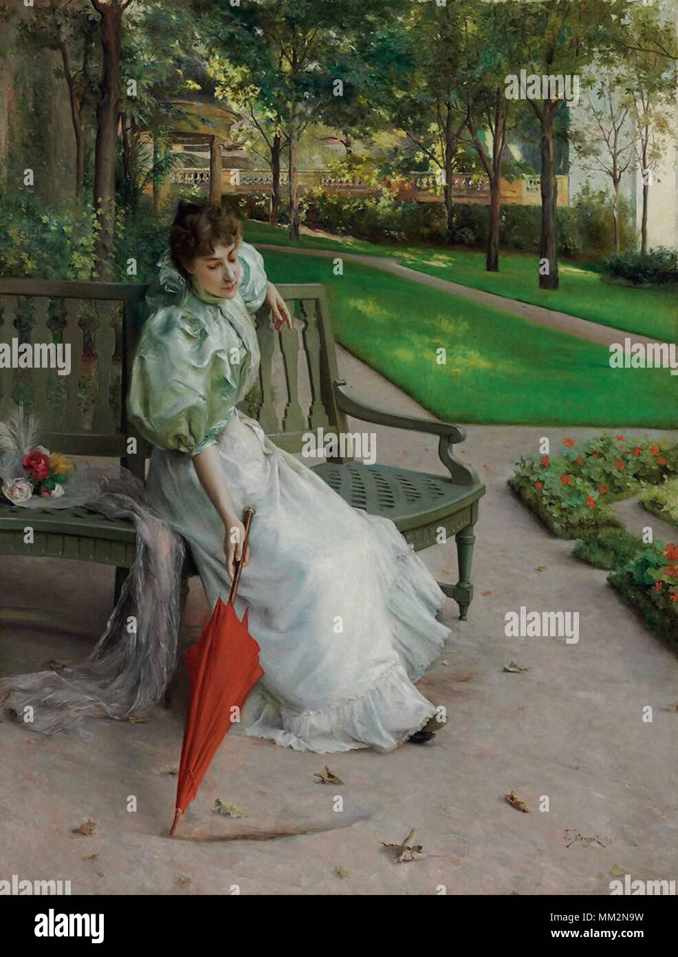Impression Sur Toile - Le Baptême, Tableau De Julius Leblanc Stewart (JLS23)
