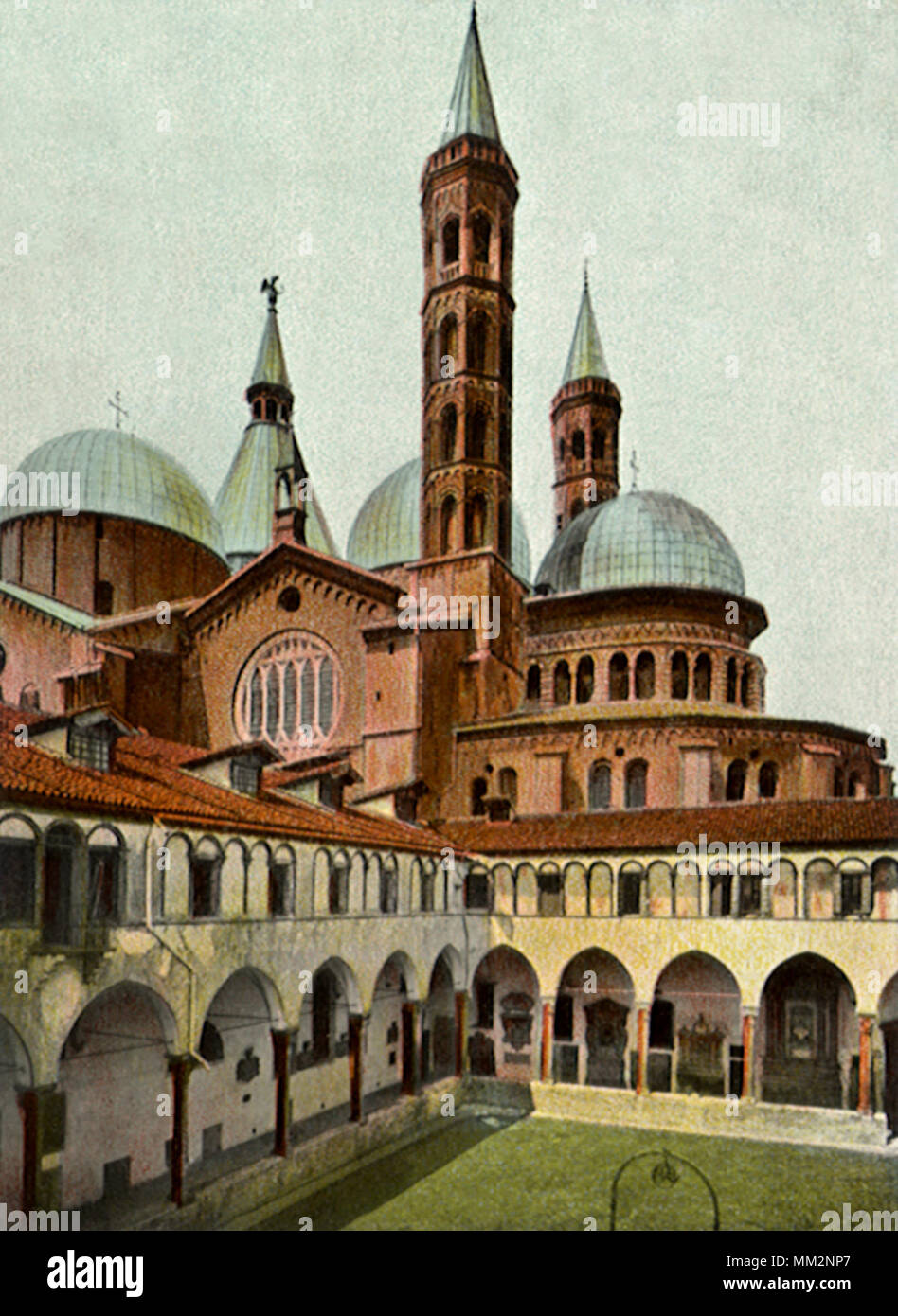 Santo Basilica. Padova. 1908 Stock Photo