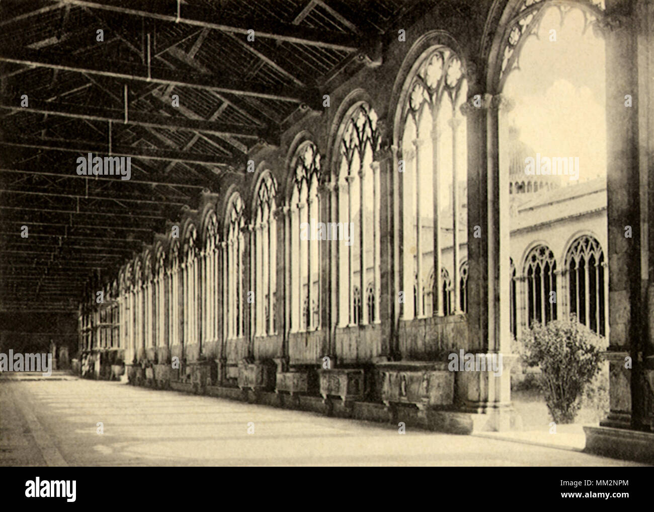 Inner Gallery. Pisa. 1930 Stock Photo