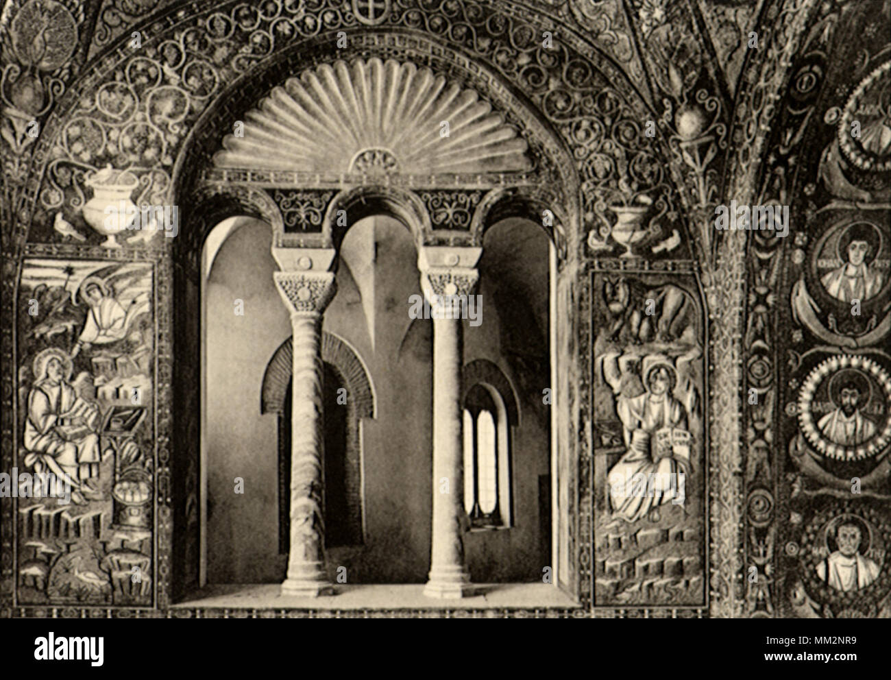 Saint Vitus Basilica. Ravenna. 1930 Stock Photo