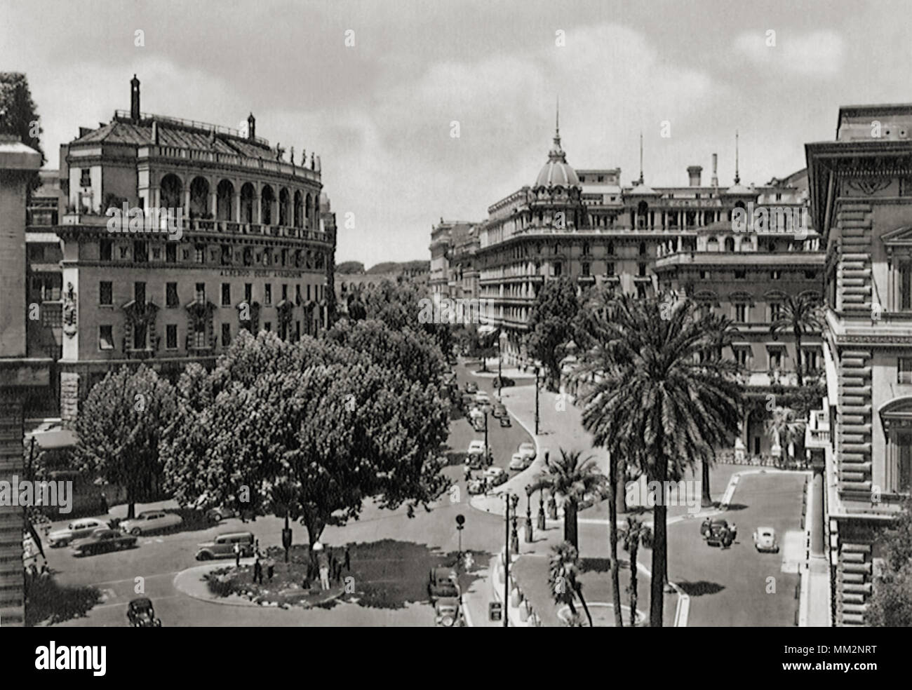 Vittorio Street. Rome. 1962 Stock Photo Alamy