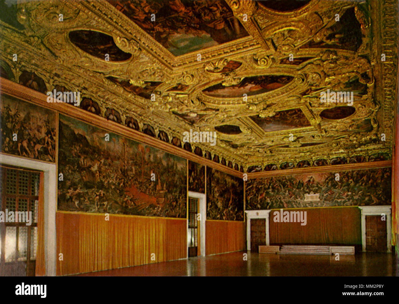Scrutinio Room At Ducal Palace Venice 1960 Stock Photo Alamy Scrutinio Room At Ducal Palace Venice 1960 Stock Photo Alamy