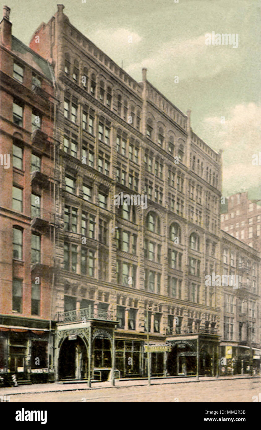 Hotel Kaiserhof. Chicago. 1908 Stock Photo