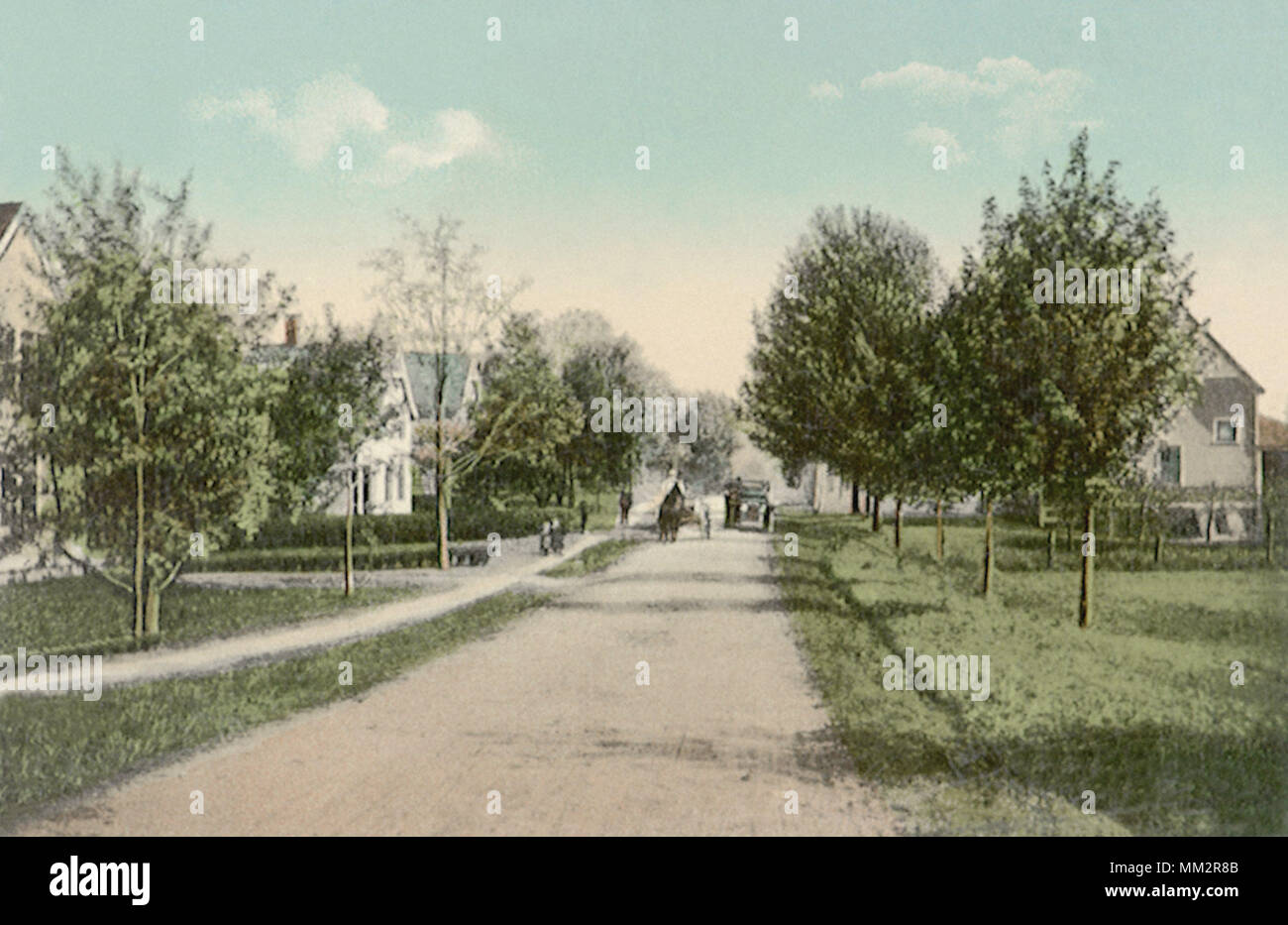 Meadow Street. Cromwell. 1910 Stock Photo