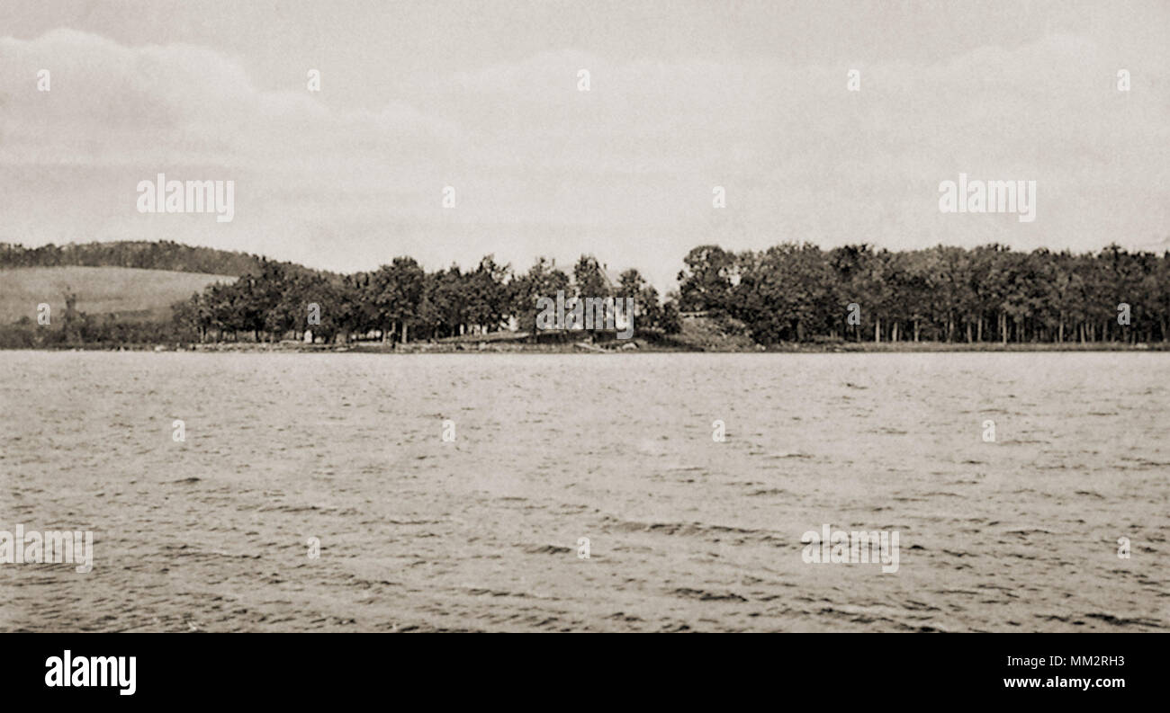 Bantam Lake. Litchfield. 1906 Stock Photo