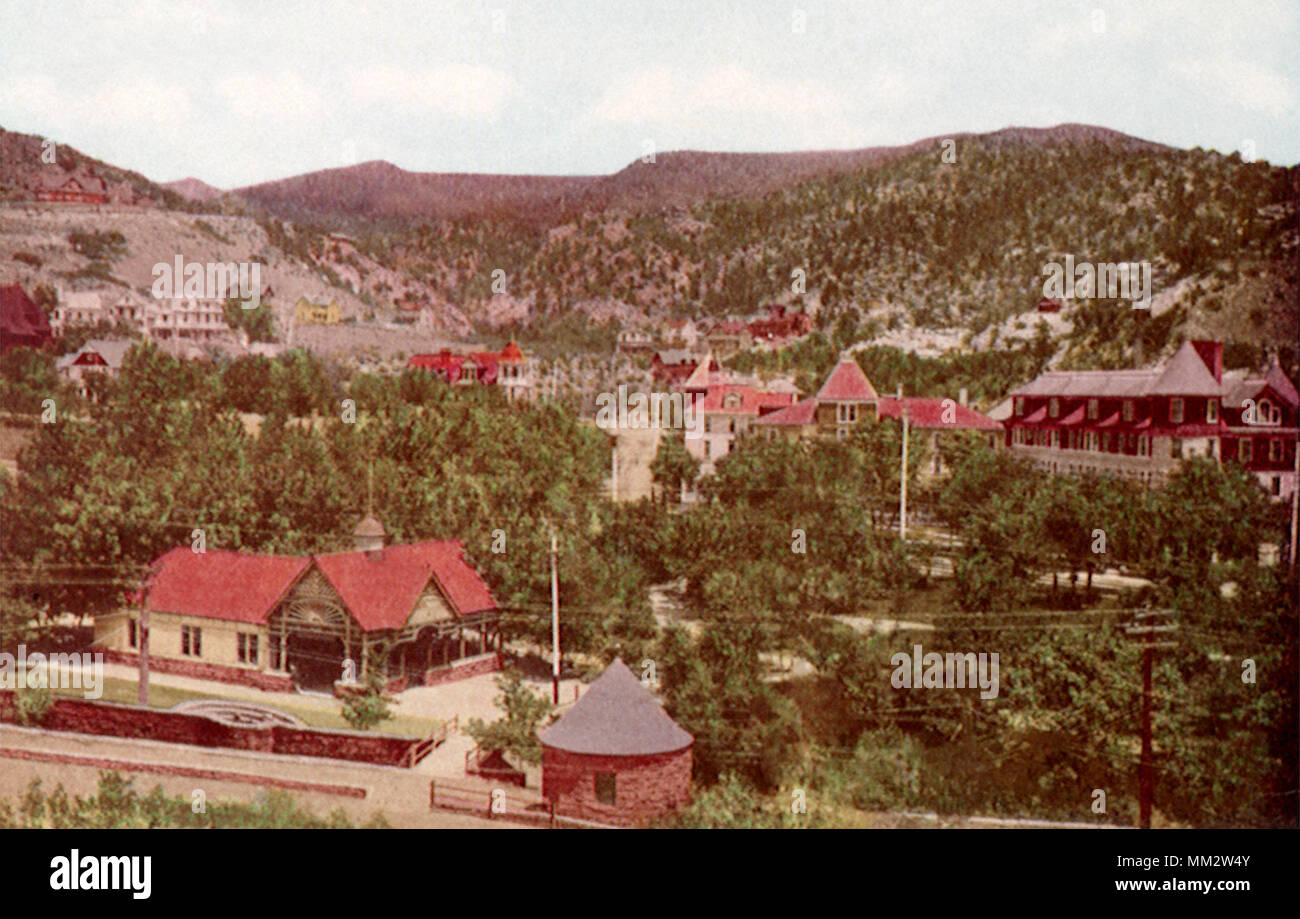 Soda Springs. Manitou. 1920 Stock Photo Alamy