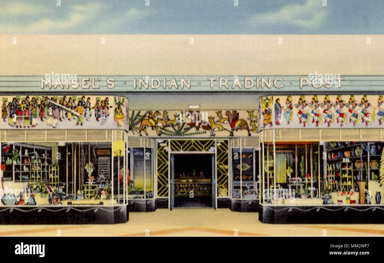 Maisel's Trading Post. Albuquerque. 1935 Stock Photo Alamy