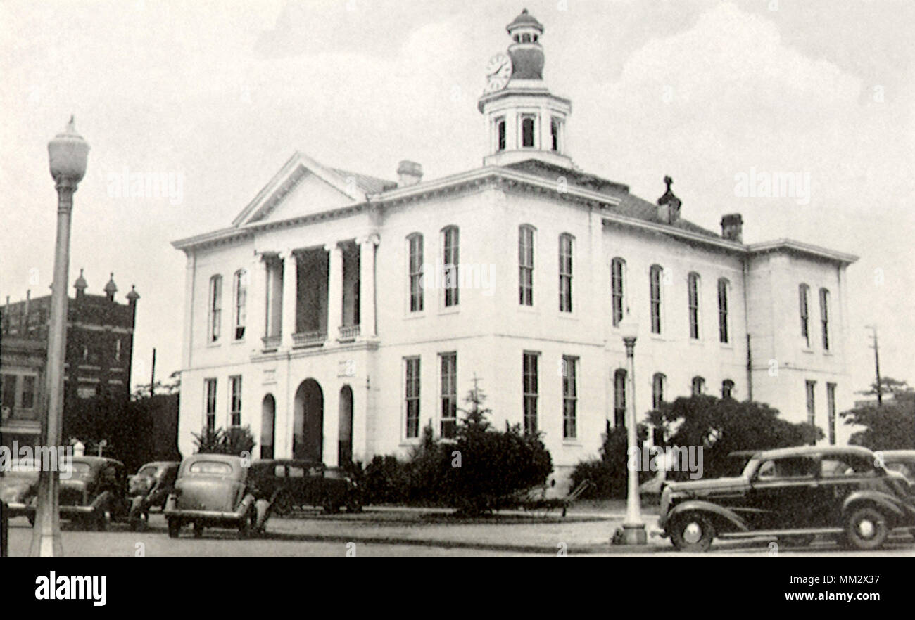 Pike County Courthouse. Troy. 1930 Stock Photo