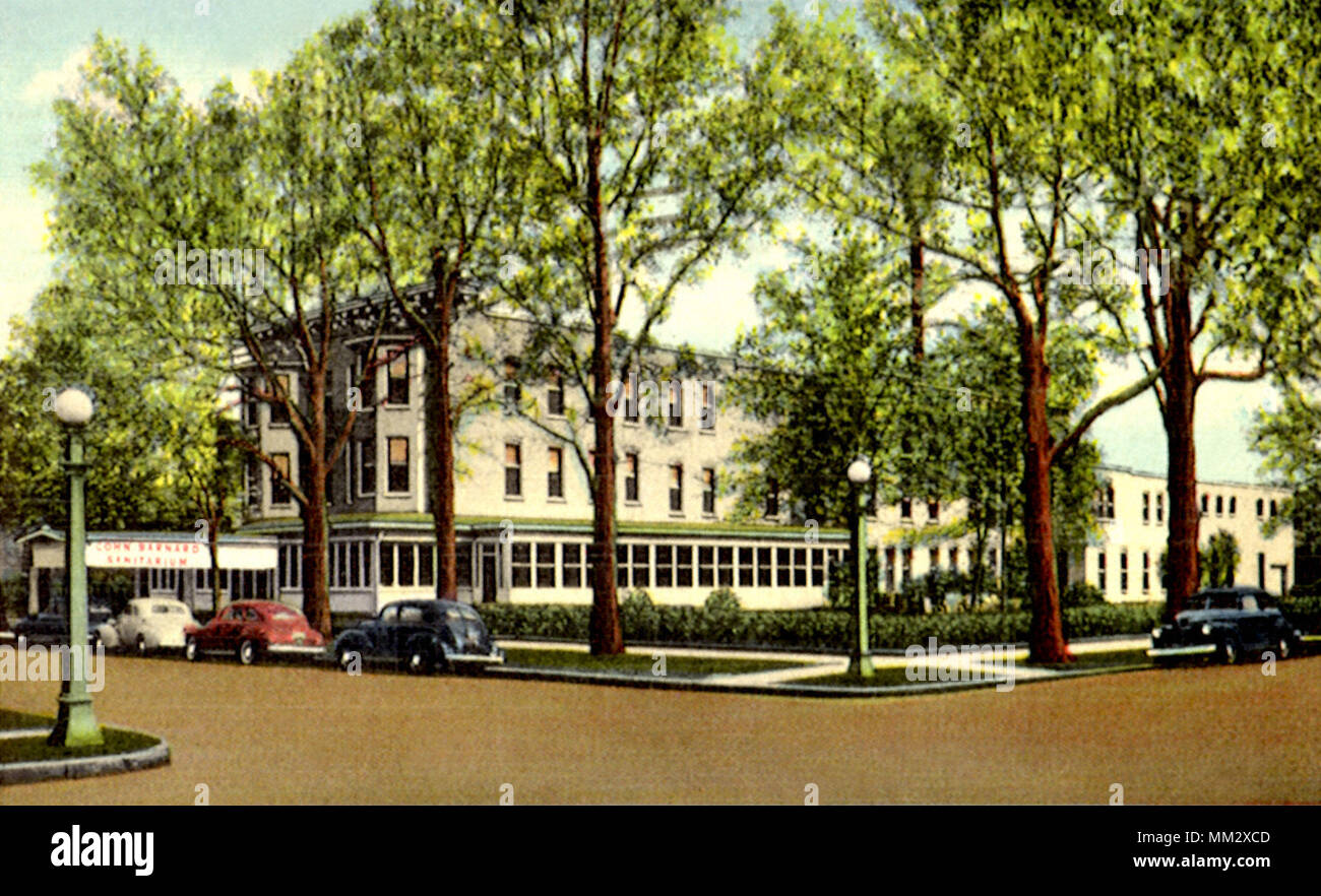 Cohn-Barnard Sanitarium. Martinsville. 1950 Stock Photo