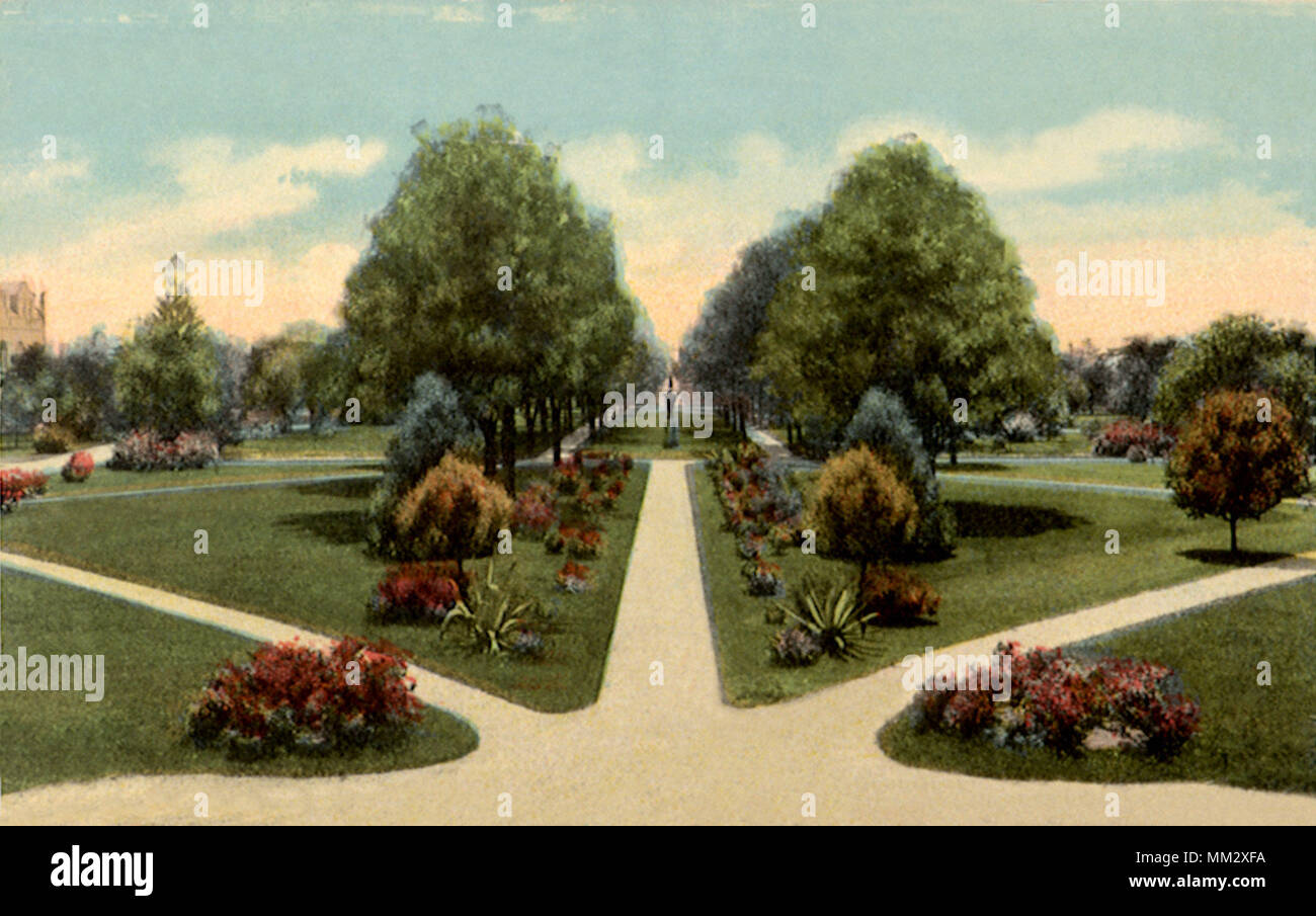 Campus of Notre Dame. South Bend. 1913 Stock Photo