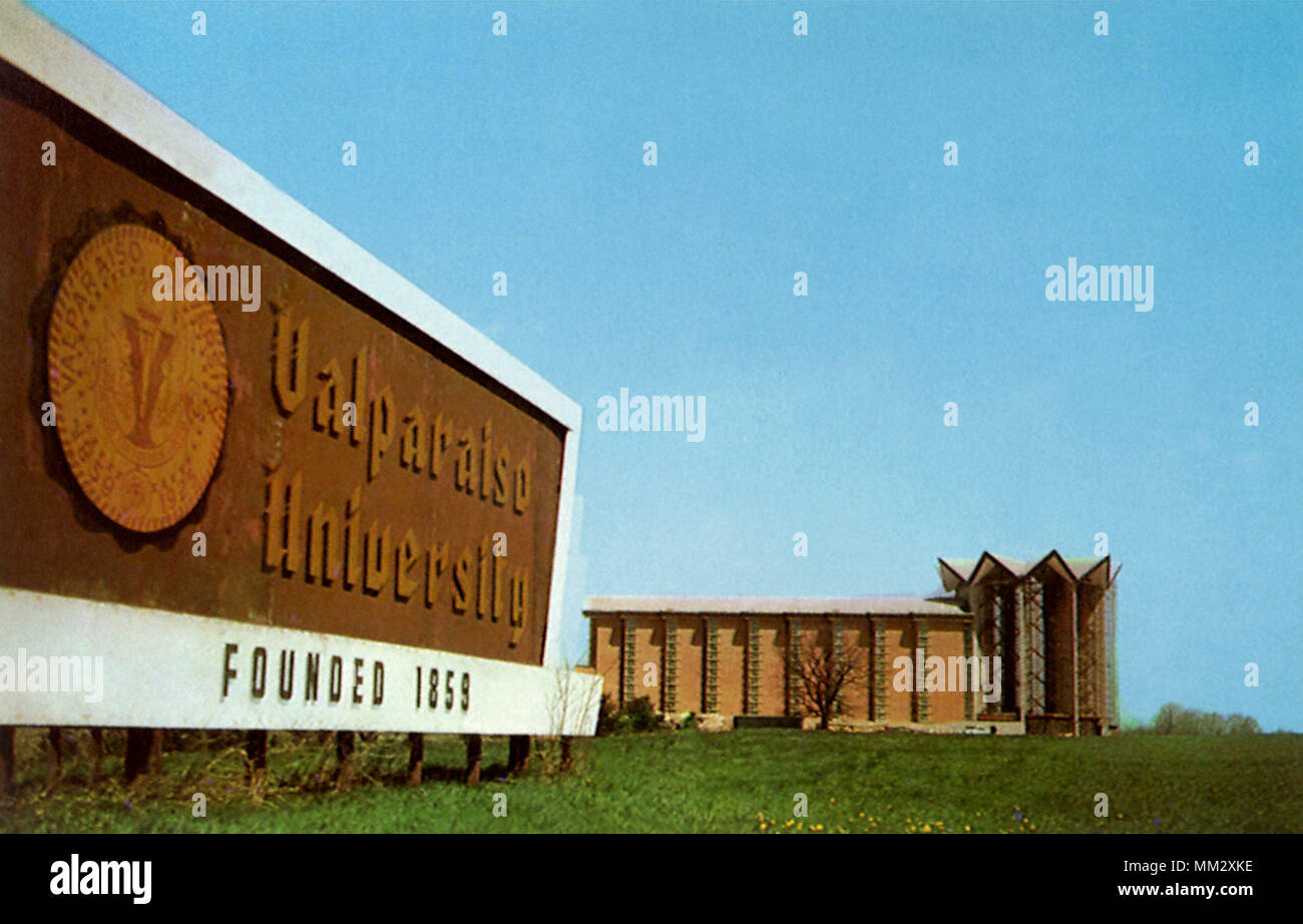 University Chapel. Valparaiso. 1960 Stock Photo