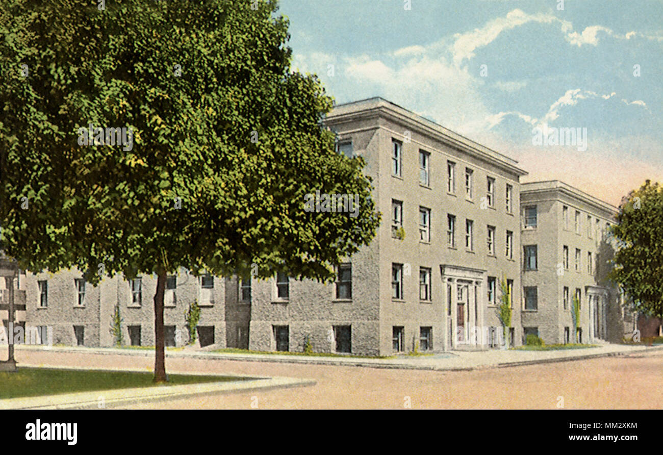 Lembke Hall at University. Valparaiso. 1920 Stock Photo