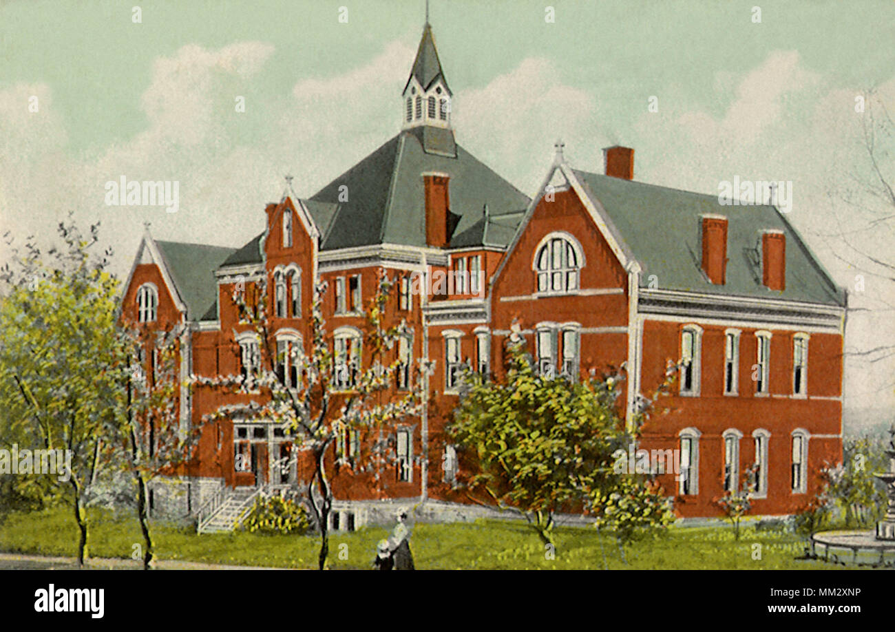 Saint Francis Hospital. Burlington. 1910 Stock Photo Alamy