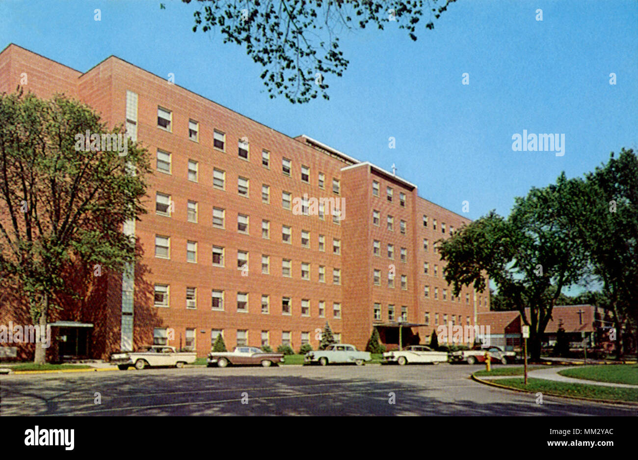 St. Joseph Mercy Hospital. Mason City. 1960 Stock Photo Alamy