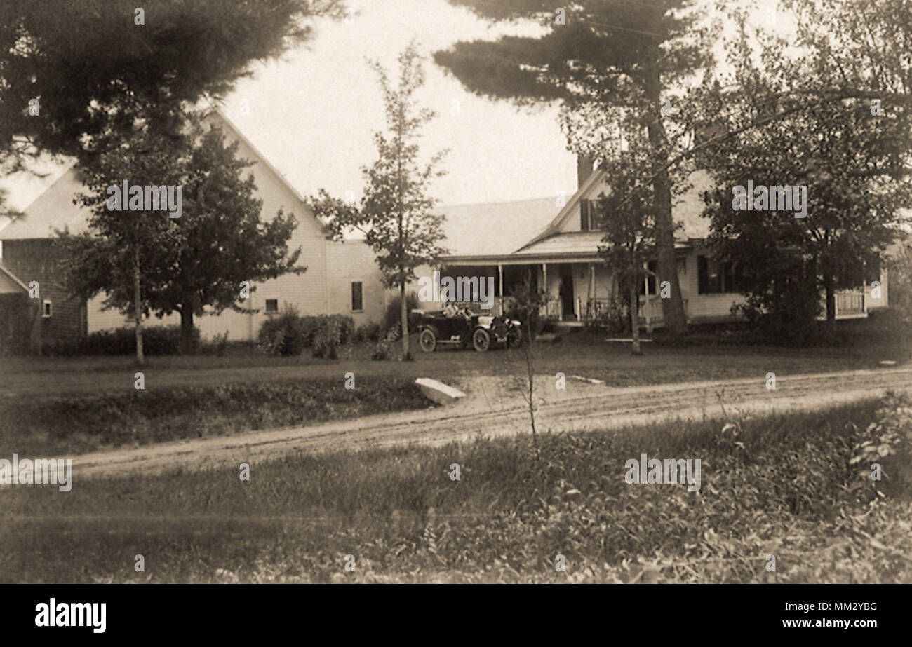 L. W. Frost Residence. Palmyra. 1910 Stock Photo