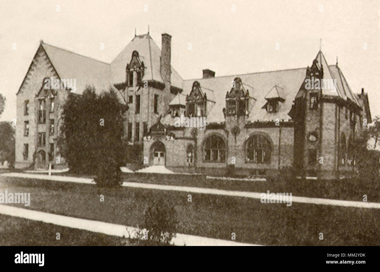 Margaret Hall at the College. Ames. 1908 Stock Photo