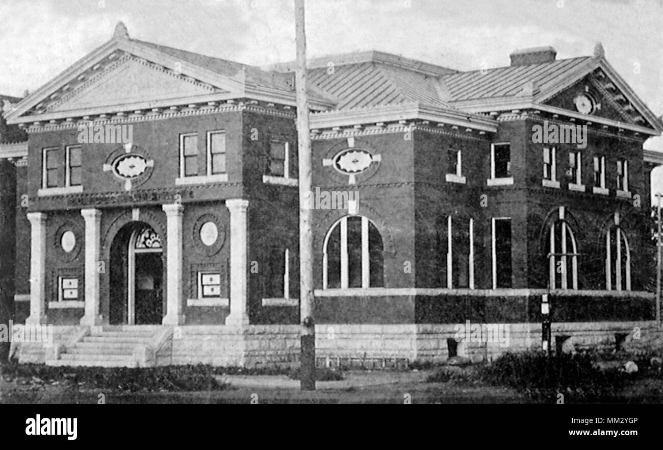 Public Library. Hutchinson. 1909 Stock Photo Alamy
