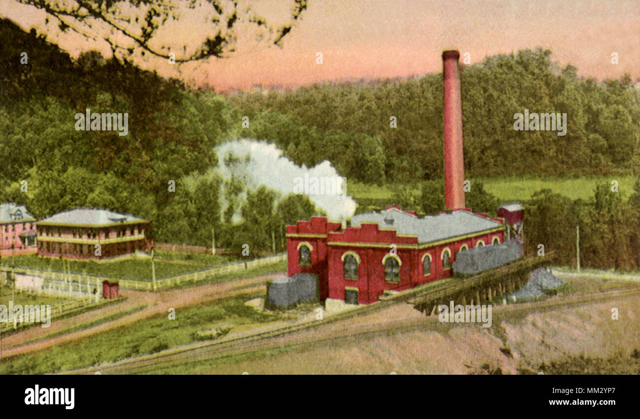 Power Station. Millers' Creek. 1910 Stock Photo Alamy