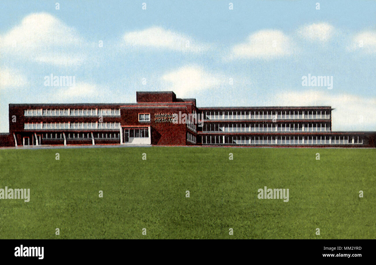 Memorial Hospital. Clarksville. 1950 Stock Photo Alamy