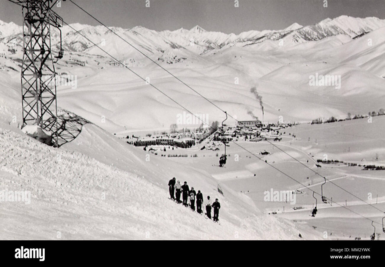 Dollar Mountain. Sun Valley. 1954 Stock Photo Alamy