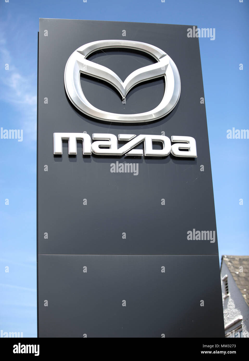 Mazda brand logo Stock Photo