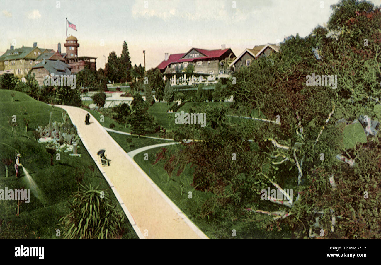 Busch Sunken Gardens. Pasadena. 1917 Stock Photo
