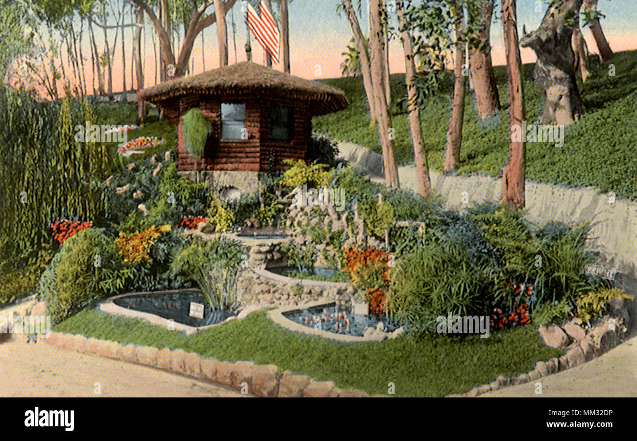 Busch Sunken Garden. Pasadena. 1910 Stock Photo