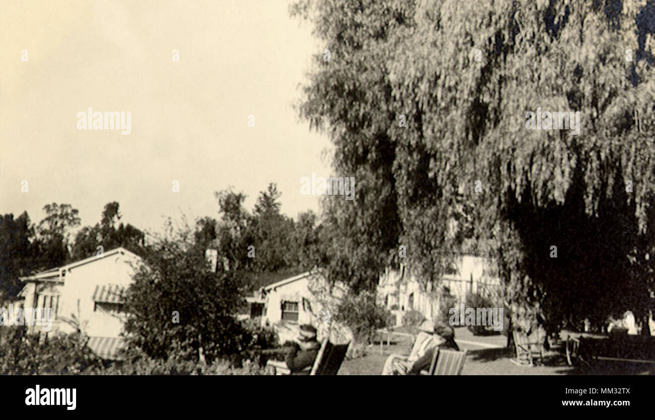 Homes at Vista del Arroyo. Pasadena. 1940 Stock Photo