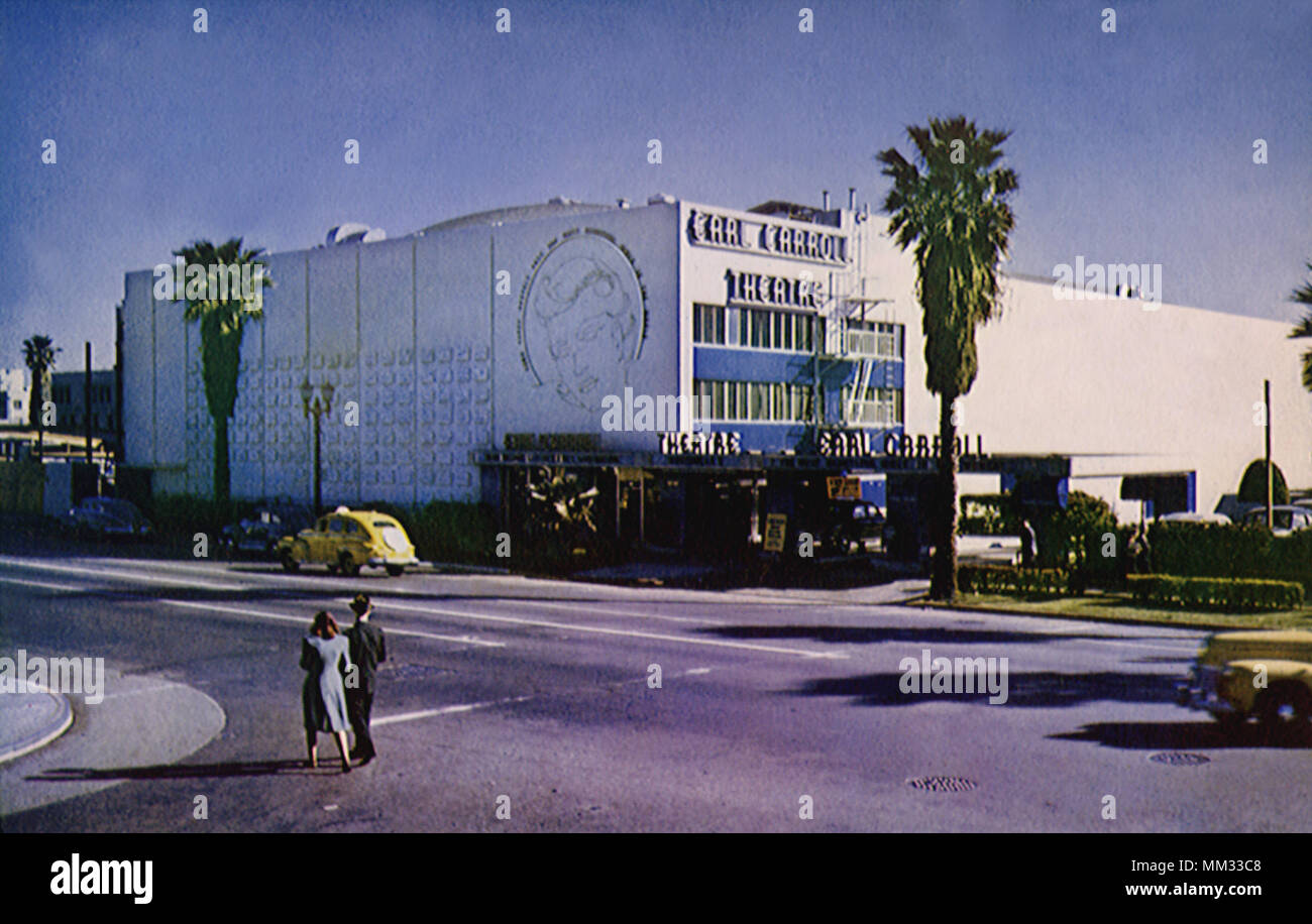 Earl Carroll Theatre Restaurant. Hollywood. 1960 Stock Photo