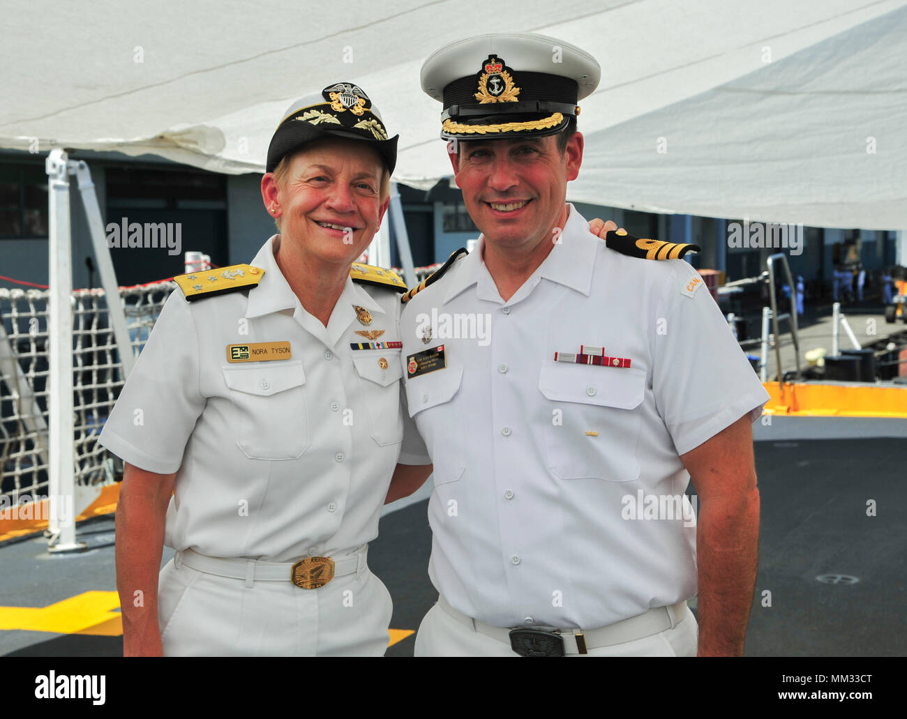 LOS ANGELES (Sep. 1, 2017) Vice Adm. Nora Tyson, commander, U.S. 3rd ...