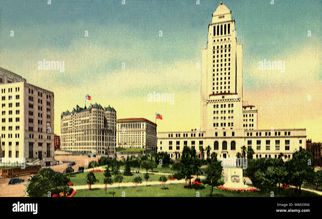 Civic Center Los Angeles 1949 Stock Photo Alamy civic-center-los-angeles-1949-stock-photo-alamy