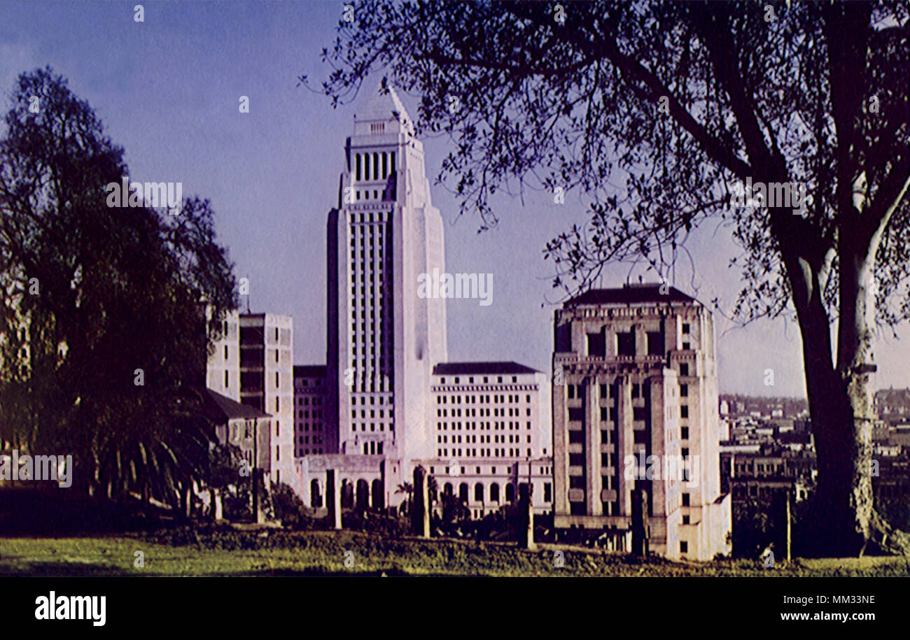 City Hall. Los Angeles. 1960 Stock Photo Alamy