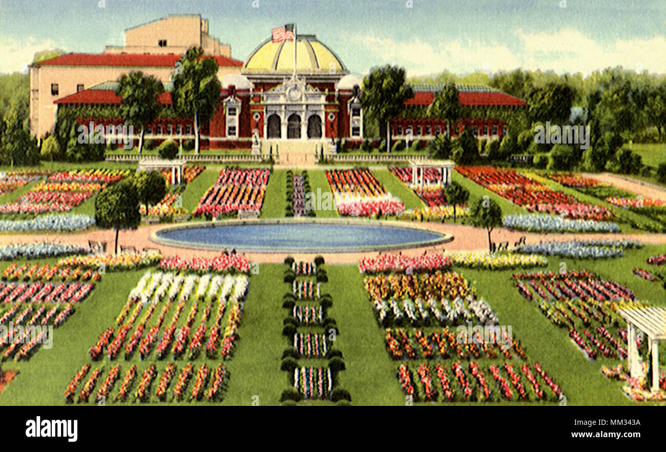 Museum at Exposition Park. Los Angeles. 1940 Stock Photo - Alamy